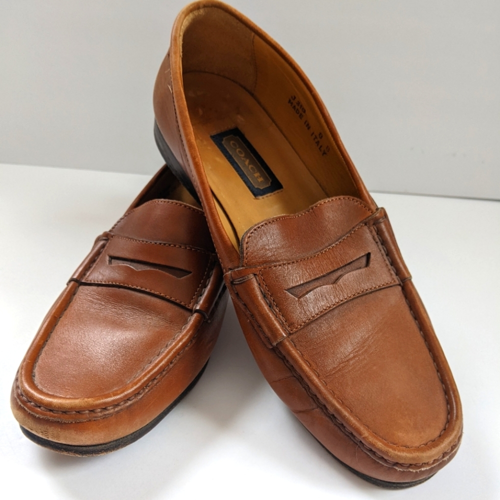 Coach Tan 8 loafer